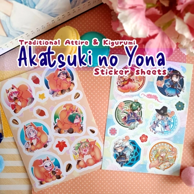 Sticker Sheets - Akatsuki no Yona - Traditional Attire & Kigurumi title=