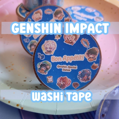 Washi Tape - Genshin Impact title=