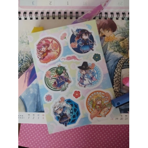 Sticker Sheets - Akatsuki no Yona - Traditional Attire & Kigurumi