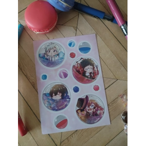 Sticker Sheet - Bungou Stray Dogs Gacha