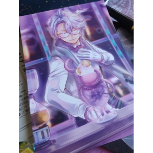 Prints - A5 - Twisted Wonderland - Childhood friends (Jack and Vil), Azul in Mostro Lounge & Night i