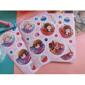 Sticker Sheet - Bungou Stray Dogs Gacha
