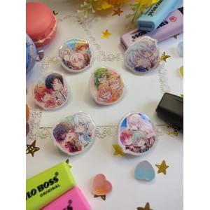 Acrylic Pins-Idolish7- Idol Units