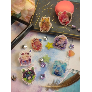 Acrylic Pins- Twisted Wonderland- Housewarden Tamagotch