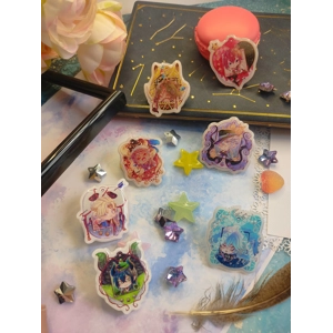 Acrylic Pins- Twisted Wonderland- Housewarden Tamagotch