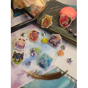 Acrylic Pins- Twisted Wonderland- Housewarden Tamagotch