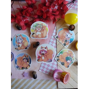 Stickers - Akatsuki no Yona - Pukyuu!!