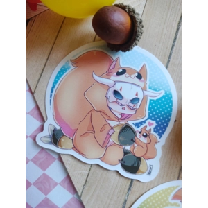 Stickers - Akatsuki no Yona - Pukyuu!!