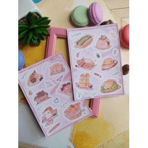 Sticker Sheet - Gatróspidos half baked kitties