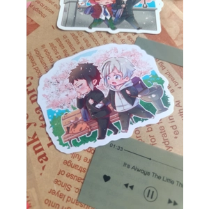 Stickers - Bungo Stray Dogs - Highschool Days Soukoku & Shin Soukoku