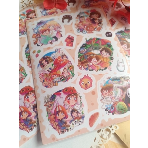 Sticker Sheet - Studio Ghibli