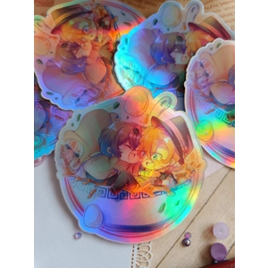 Stickers - Bungou Stray Dogs - Holographic Soukoku