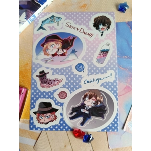 Sticker Sheet - Bungou Stray Dogs- Domestic & Dark Era