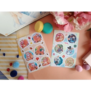 Sticker Sheets - Akatsuki no Yona - Traditional Attire & Kigurumi