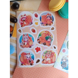 Sticker Sheets - Akatsuki no Yona - Traditional Attire & Kigurumi