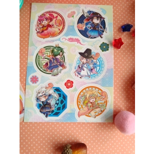 Sticker Sheets - Akatsuki no Yona - Traditional Attire & Kigurumi