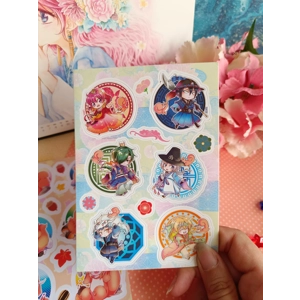 Sticker Sheets - Akatsuki no Yona - Traditional Attire & Kigurumi