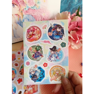 Sticker Sheets - Akatsuki no Yona - Traditional Attire & Kigurumi