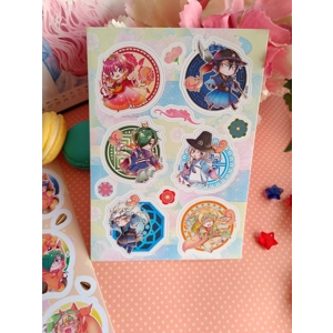 Sticker Sheets - Akatsuki no Yona - Traditional Attire & Kigurumi
