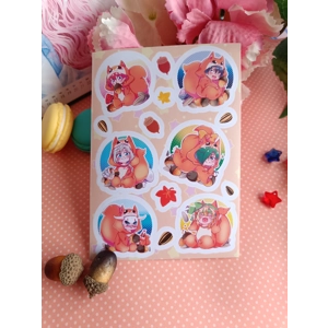 Sticker Sheets - Akatsuki no Yona - Traditional Attire & Kigurumi