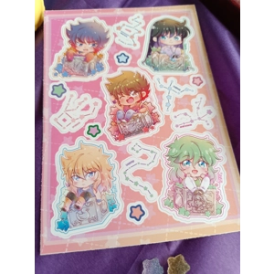 Sticker Sheet - Saint Seiya Bronze Saints
