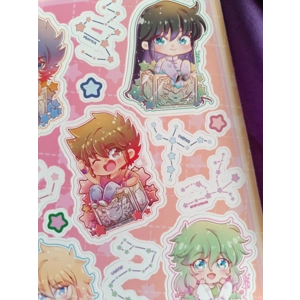 Sticker Sheet - Saint Seiya Bronze Saints