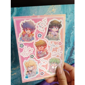 Sticker Sheet - Saint Seiya Bronze Saints
