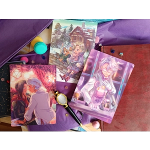 Prints - A5 - Twisted Wonderland - Childhood friends (Jack and Vil), Azul in Mostro Lounge & Night i