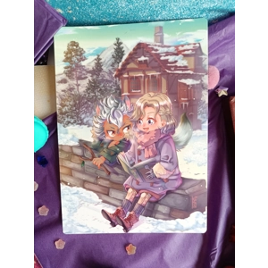 Prints - A5 - Twisted Wonderland - Childhood friends (Jack and Vil), Azul in Mostro Lounge & Night i