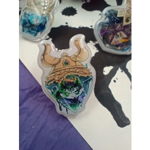 Acrylic Pins- TWISTED WONDERLAND OVERBLOT CHIBIS -