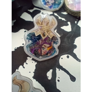Acrylic Pins- TWISTED WONDERLAND OVERBLOT CHIBIS -