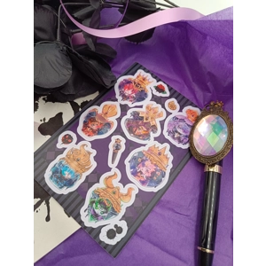 Sticker Sheet- TWISTED WONDERLAND OVERBLOT CHIBIS -