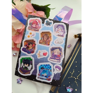 TWISTED WONDERLAND Sweet Dreams chibis - Sticker Sheets