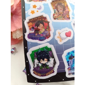 TWISTED WONDERLAND Sweet Dreams chibis - Sticker Sheets