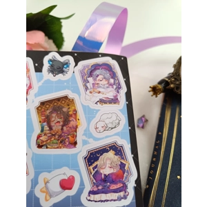 TWISTED WONDERLAND Sweet Dreams chibis - Sticker Sheets