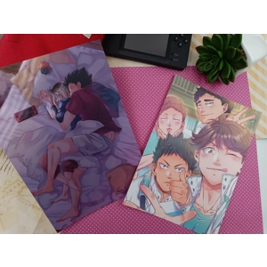Prints - A5 - Haikyuu- Kuroken and Seijo 3rd years