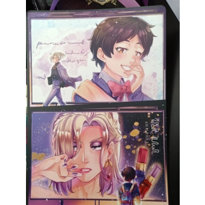 Prints - A5 - Twisted Wonderland  vol. 3 - Housewarden Rosehearts & Vil and Neige