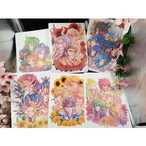 A5 Prints- Saint Seiya - Gold & Flowers vol.1