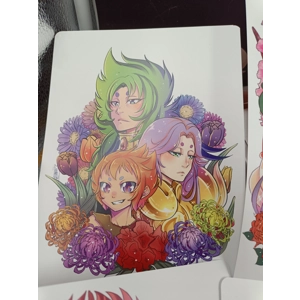 A5 Prints- Saint Seiya - Gold & Flowers vol.1