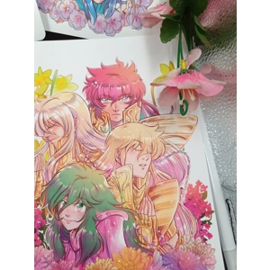 A5 Prints- Saint Seiya - Gold & Flowers vol.1