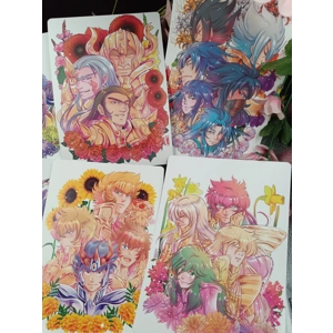 A5 Prints- Saint Seiya - Gold & Flowers vol.1