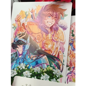 A5 Prints- Saint Seiya - Gold & Flowers vol.2