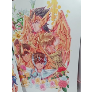 A5 Prints- Saint Seiya - Gold & Flowers vol.2