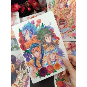 A5 Prints- Saint Seiya - Gold & Flowers vol.2
