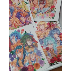 A5 Prints- Saint Seiya - Gold & Flowers vol.2