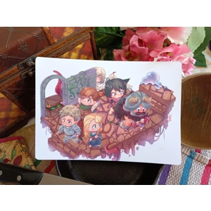 A5 Prints- Dunmeshi - Dungeon Explorin'