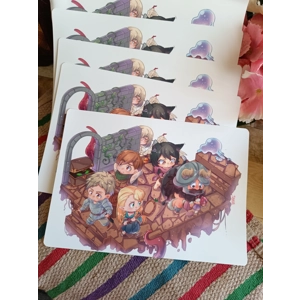 A5 Prints- Dunmeshi - Dungeon Explorin'