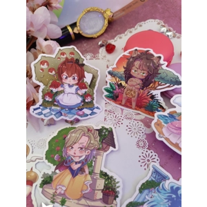 Stickers -Twisted Wonderland - Feel Like a Princess - 7cm Matte Stickers