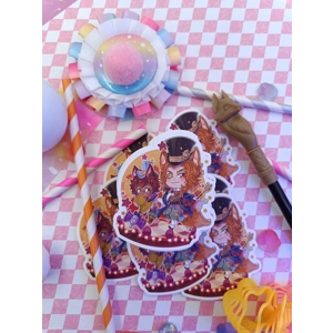 Stickers -Twisted Wonderland -Life is Fun!-Playful Land-  7cm Matte vinyl stickers