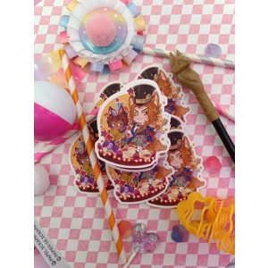 Stickers -Twisted Wonderland -Life is Fun!-Playful Land-  7cm Matte vinyl stickers